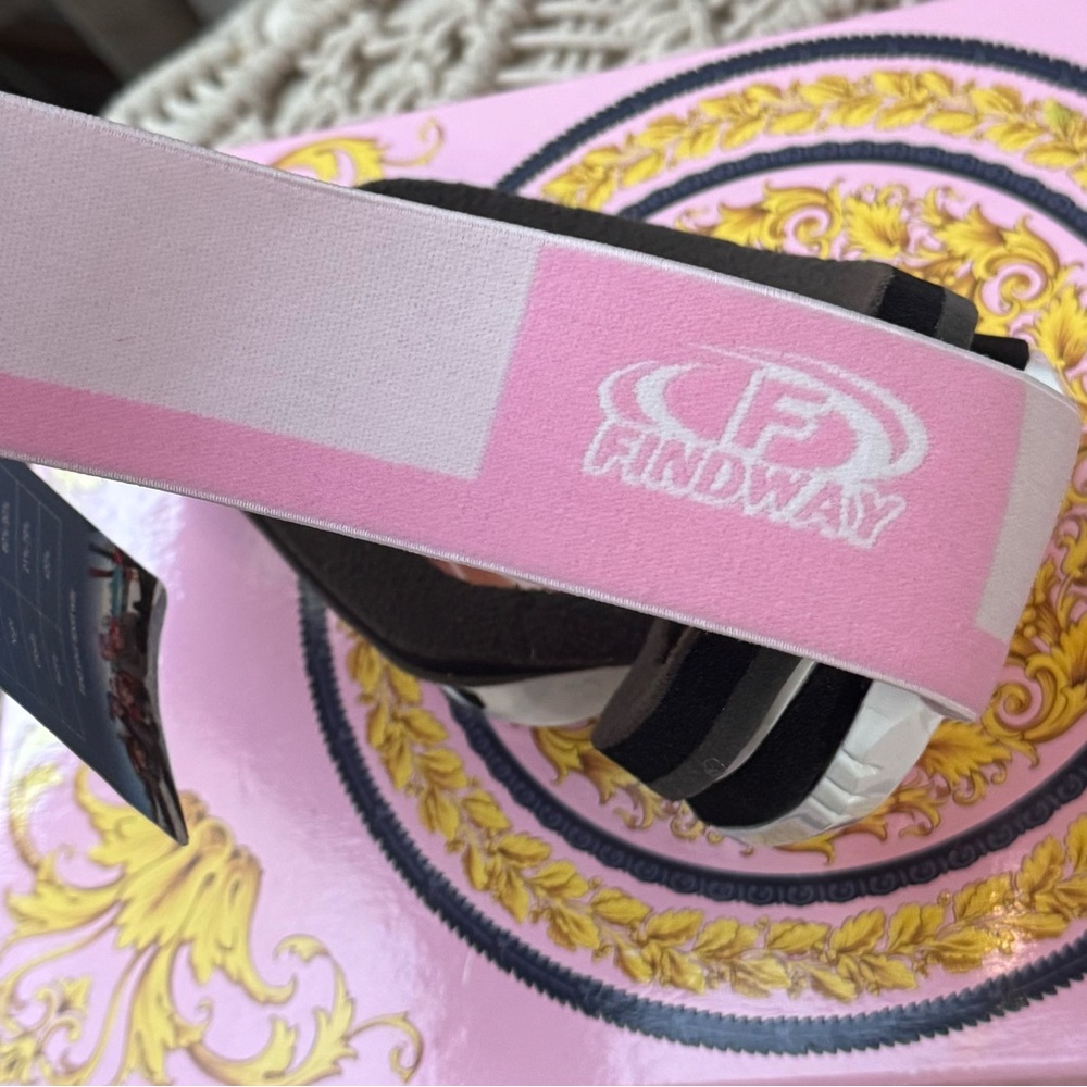 Findway Pink Lens Snowboarding Goggles